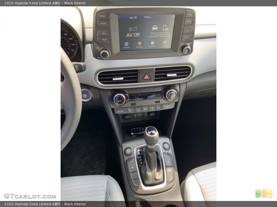 Black Interior Transmission for the 2020 Hyundai Kona Limited AWD #135425816