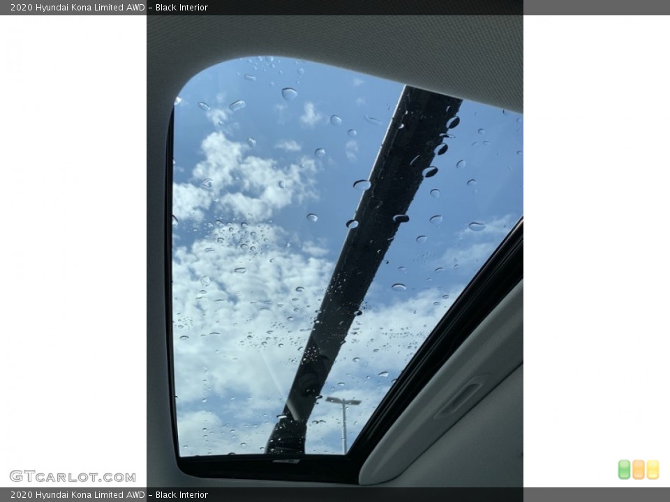 Black Interior Sunroof for the 2020 Hyundai Kona Limited AWD #135425930