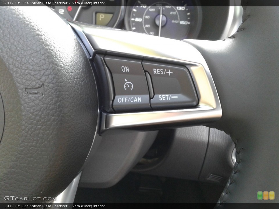 Nero (Black) Interior Steering Wheel for the 2019 Fiat 124 Spider Lusso Roadster #135426245