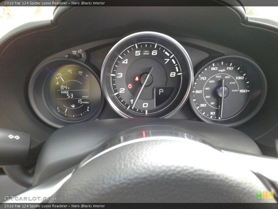 Nero (Black) Interior Gauges for the 2019 Fiat 124 Spider Lusso Roadster #135426269