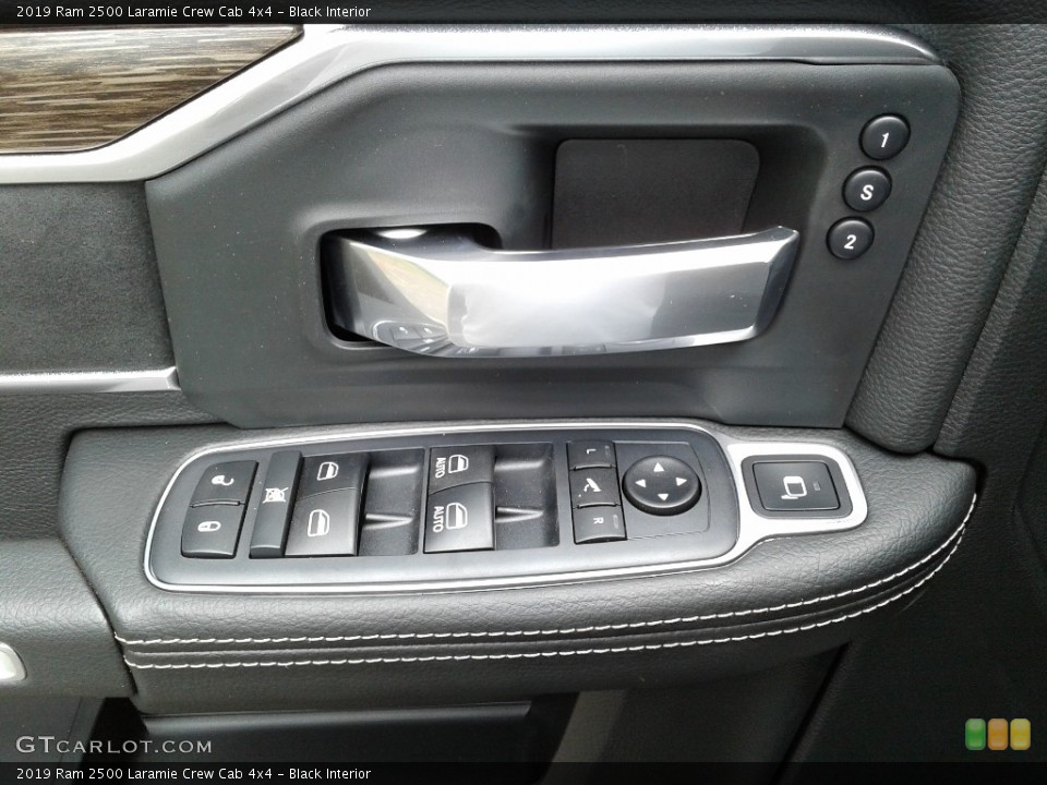 Black Interior Controls for the 2019 Ram 2500 Laramie Crew Cab 4x4 #135427913