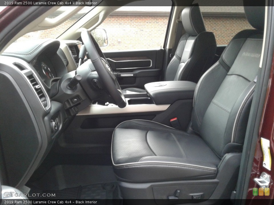Black Interior Photo for the 2019 Ram 2500 Laramie Crew Cab 4x4 #135427934