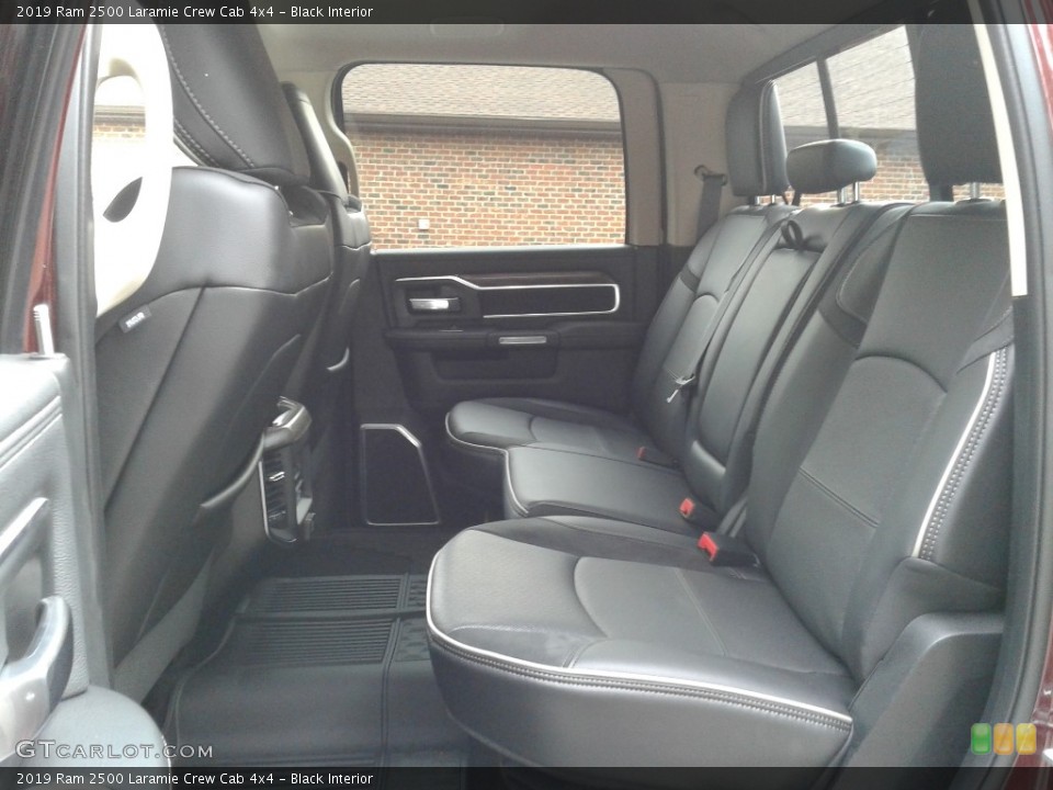 Black Interior Rear Seat for the 2019 Ram 2500 Laramie Crew Cab 4x4 #135427940