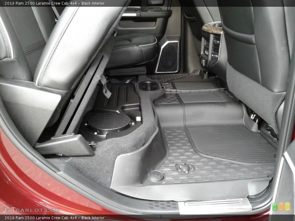 Black Interior Rear Seat for the 2019 Ram 2500 Laramie Crew Cab 4x4 #135427973