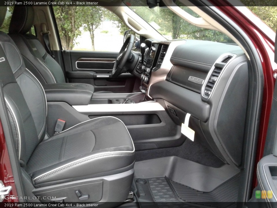 Black Interior Front Seat for the 2019 Ram 2500 Laramie Crew Cab 4x4 #135428018