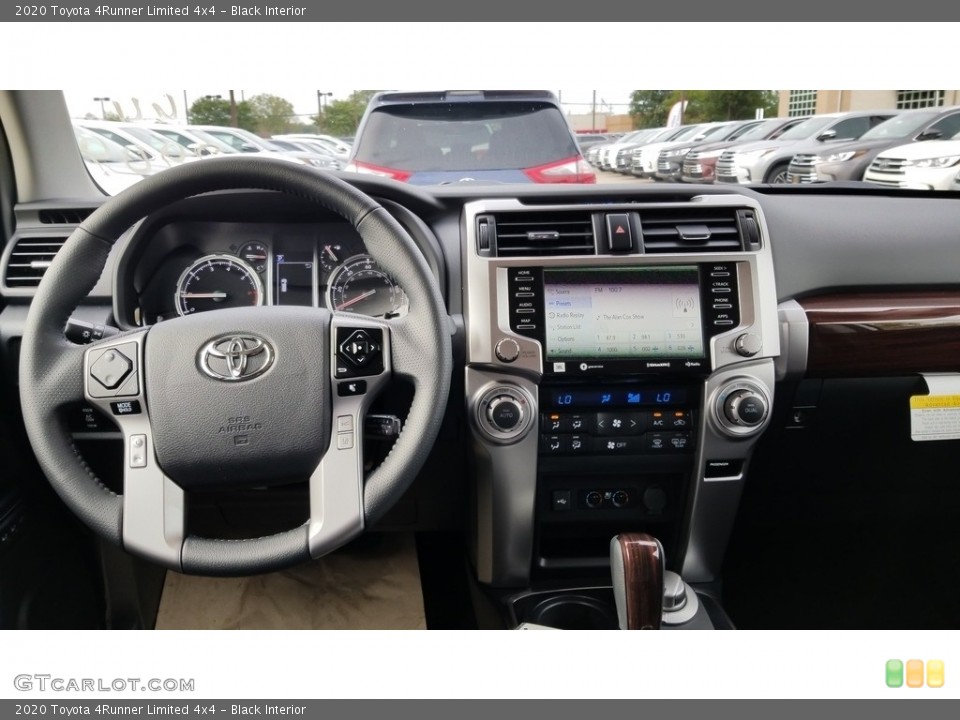 Black Interior Dashboard for the 2020 Toyota 4Runner Limited 4x4 #135434800
