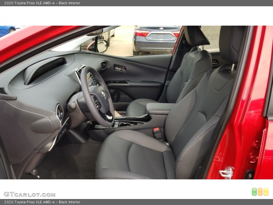 Black Interior Photo for the 2020 Toyota Prius XLE AWD-e #135435562