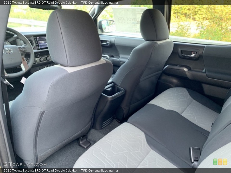 TRD Cement/Black Interior Rear Seat for the 2020 Toyota Tacoma TRD Off Road Double Cab 4x4 #135443200