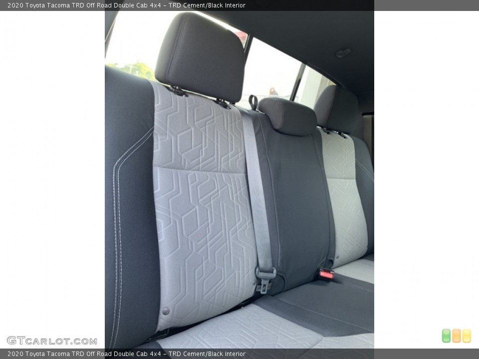 TRD Cement/Black Interior Rear Seat for the 2020 Toyota Tacoma TRD Off Road Double Cab 4x4 #135443272