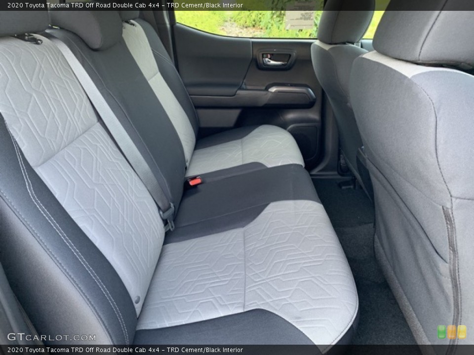 TRD Cement/Black Interior Rear Seat for the 2020 Toyota Tacoma TRD Off Road Double Cab 4x4 #135443293