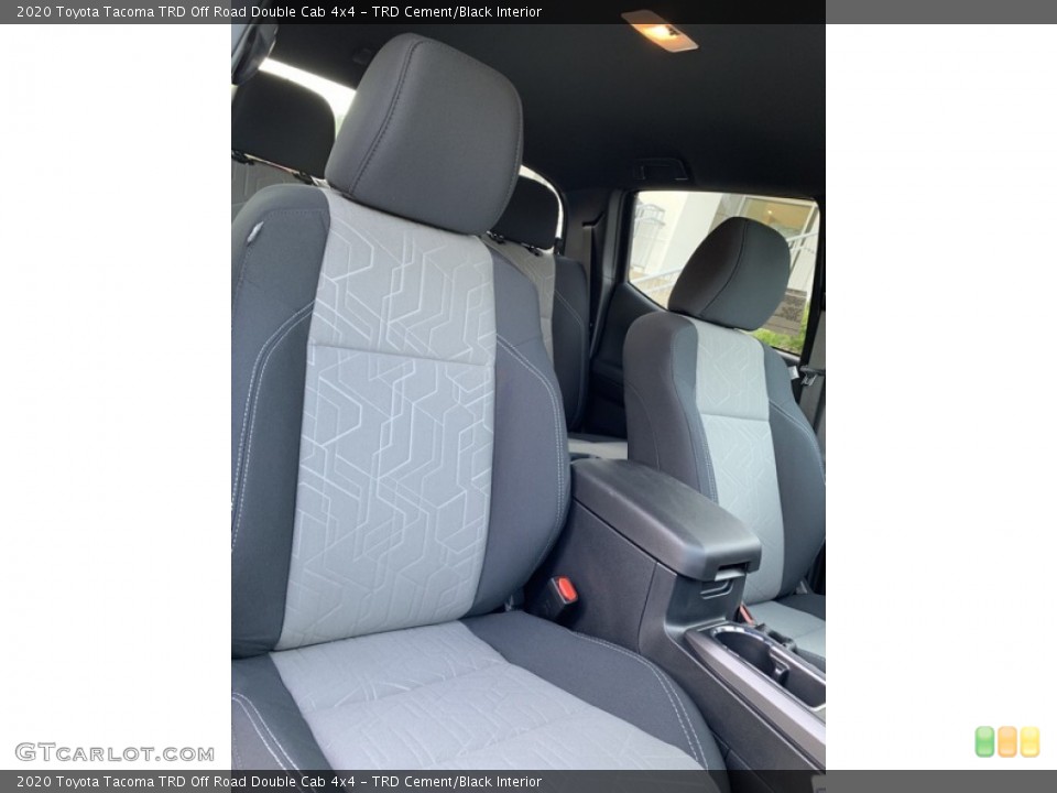TRD Cement/Black Interior Front Seat for the 2020 Toyota Tacoma TRD Off Road Double Cab 4x4 #135443323