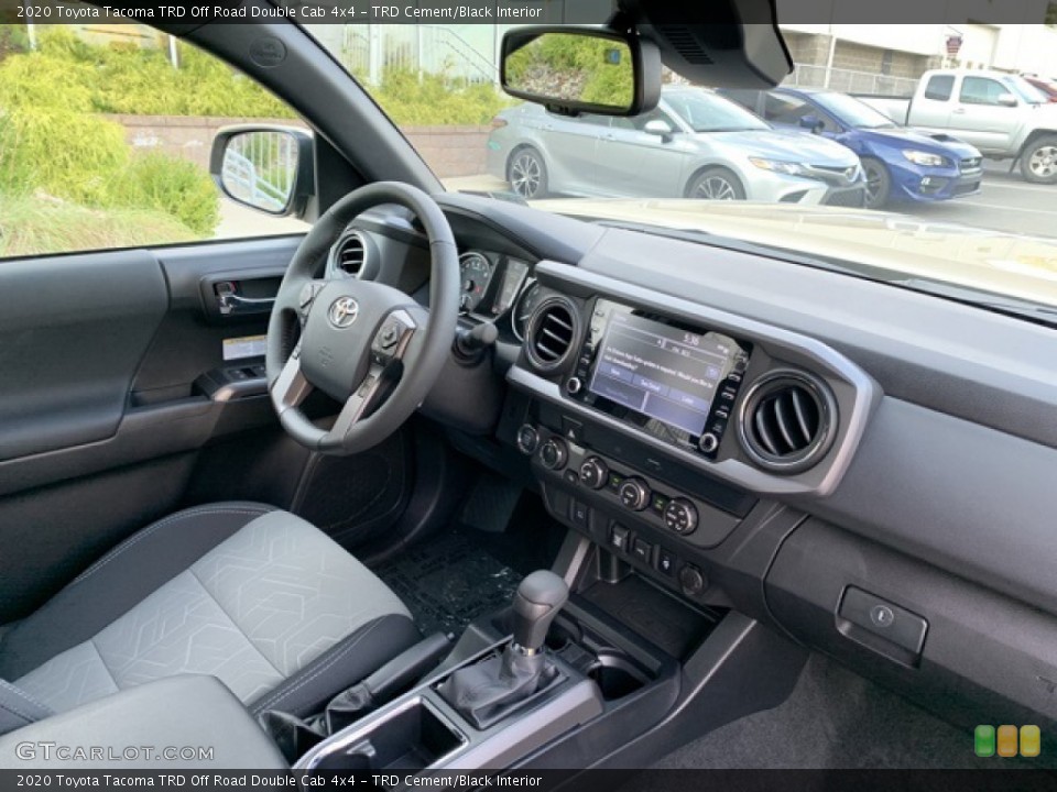 TRD Cement/Black Interior Dashboard for the 2020 Toyota Tacoma TRD Off Road Double Cab 4x4 #135443350