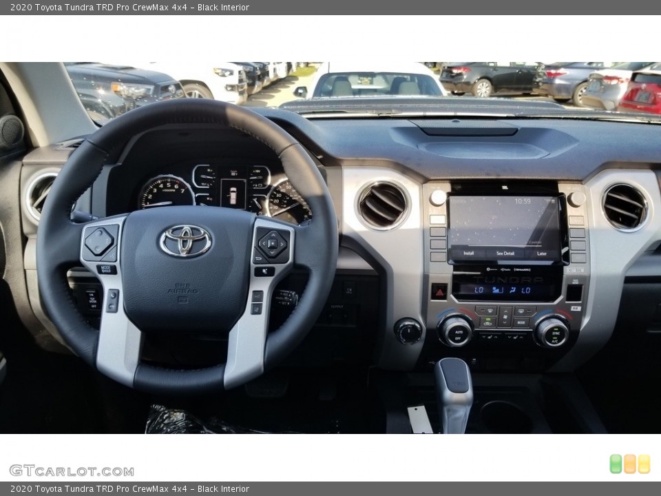 Black Interior Dashboard for the 2020 Toyota Tundra TRD Pro CrewMax 4x4 #135446185