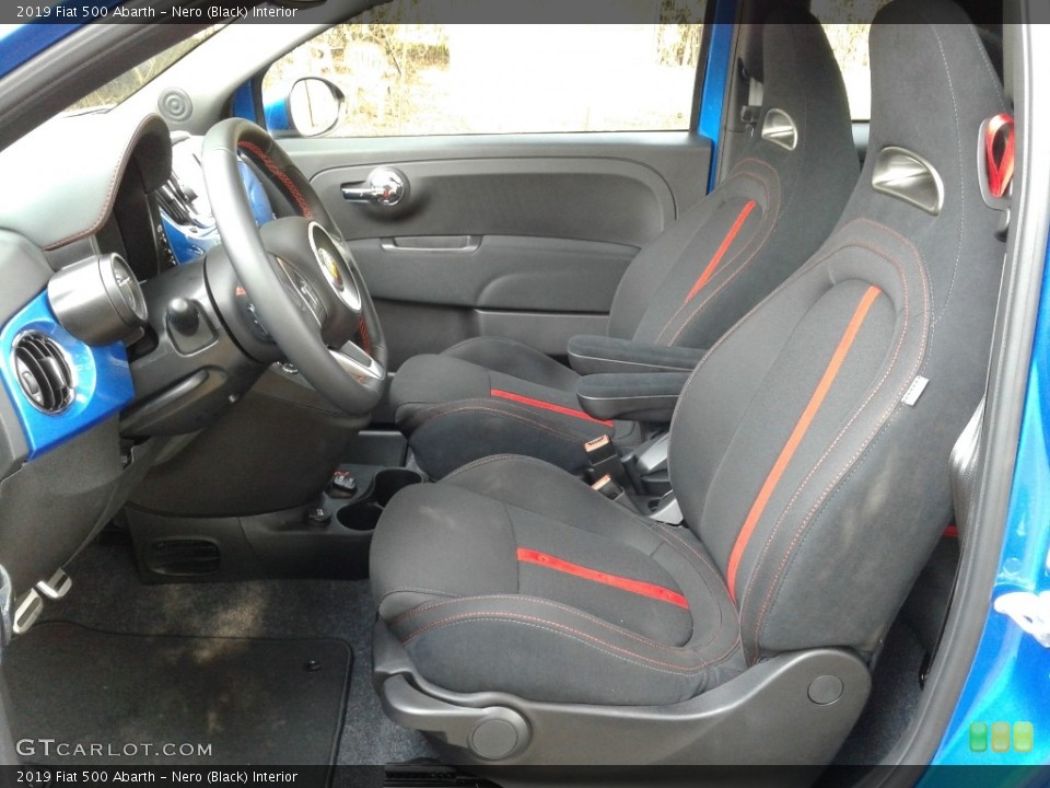 Nero (Black) Interior Photo for the 2019 Fiat 500 Abarth #135446380