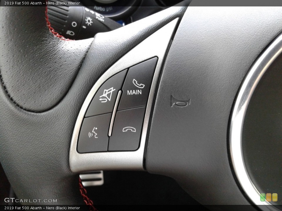 Nero (Black) Interior Steering Wheel for the 2019 Fiat 500 Abarth #135446479