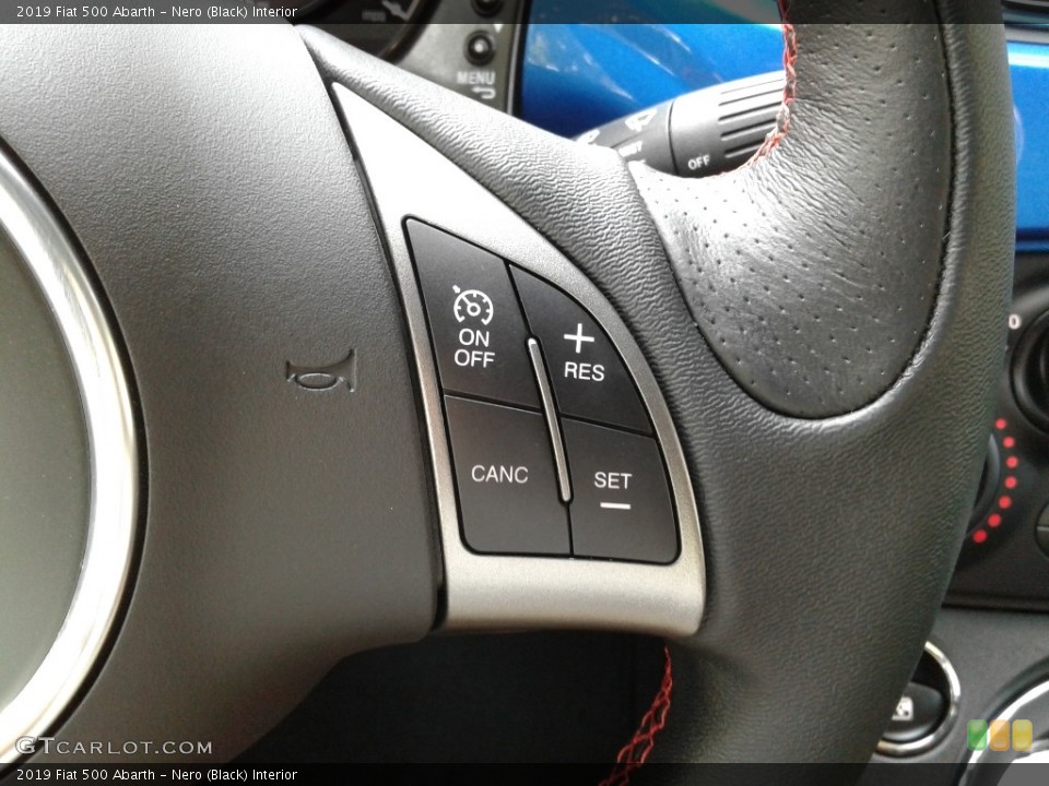 Nero (Black) Interior Steering Wheel for the 2019 Fiat 500 Abarth #135446500