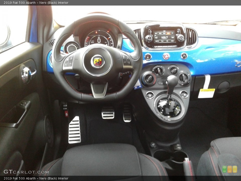 Nero (Black) Interior Dashboard for the 2019 Fiat 500 Abarth #135446623