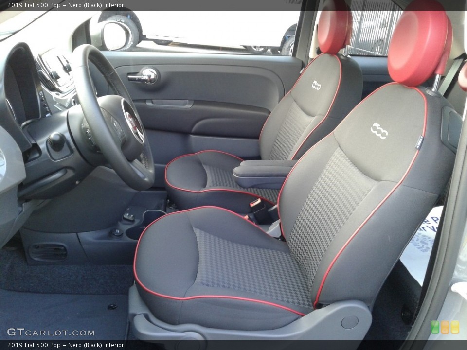Nero (Black) Interior Photo for the 2019 Fiat 500 Pop #135446857
