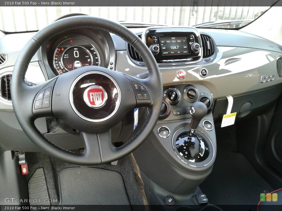 Nero (Black) Interior Dashboard for the 2019 Fiat 500 Pop #135447115