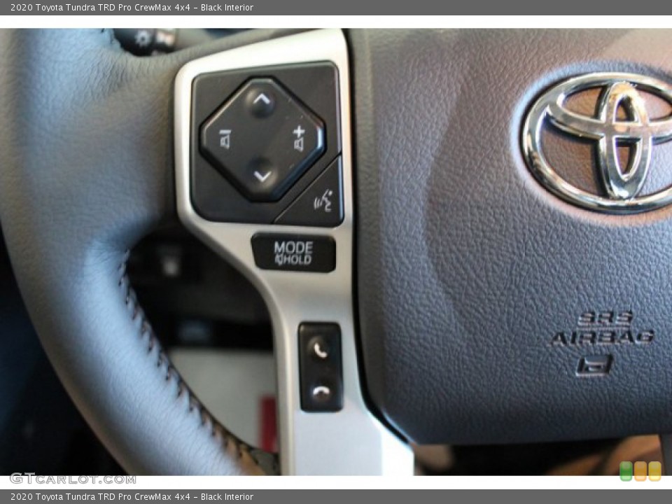 Black Interior Steering Wheel for the 2020 Toyota Tundra TRD Pro CrewMax 4x4 #135447922