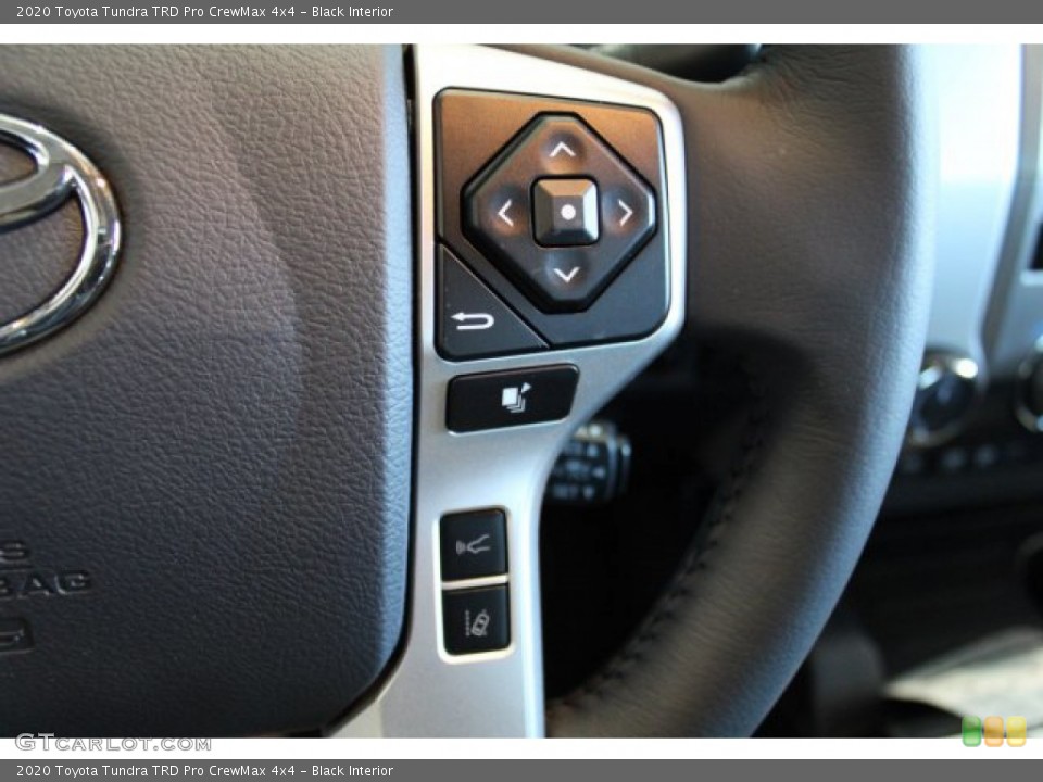 Black Interior Steering Wheel for the 2020 Toyota Tundra TRD Pro CrewMax 4x4 #135447934