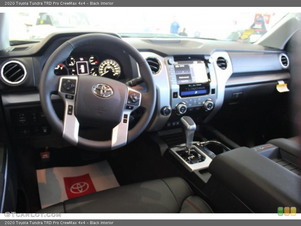Black Interior Dashboard for the 2020 Toyota Tundra TRD Pro CrewMax 4x4 #135447976
