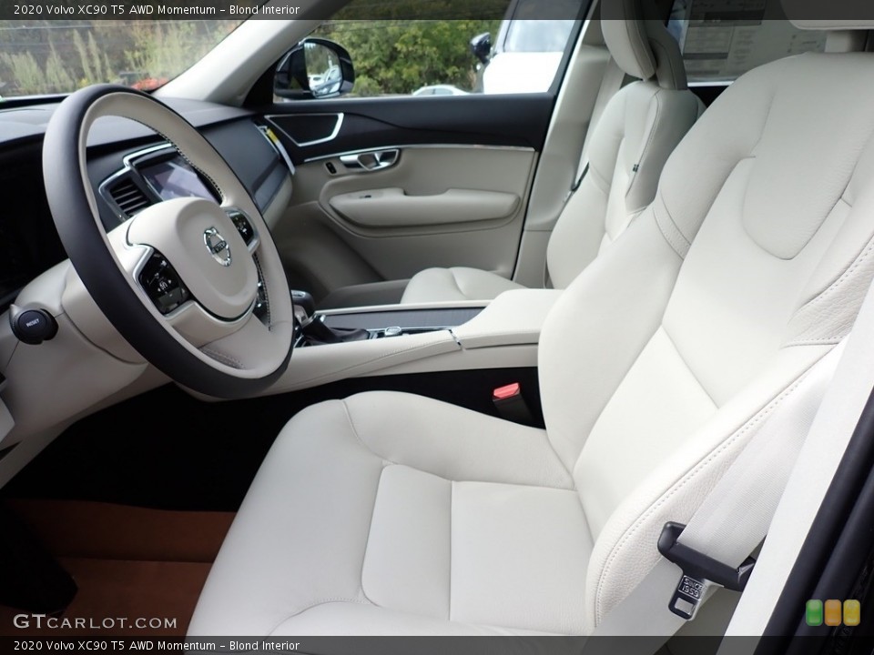 Blond Interior Front Seat for the 2020 Volvo XC90 T5 AWD Momentum #135451490