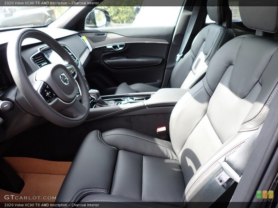Charcoal Interior Front Seat for the 2020 Volvo XC90 T6 AWD Inscription #135452630