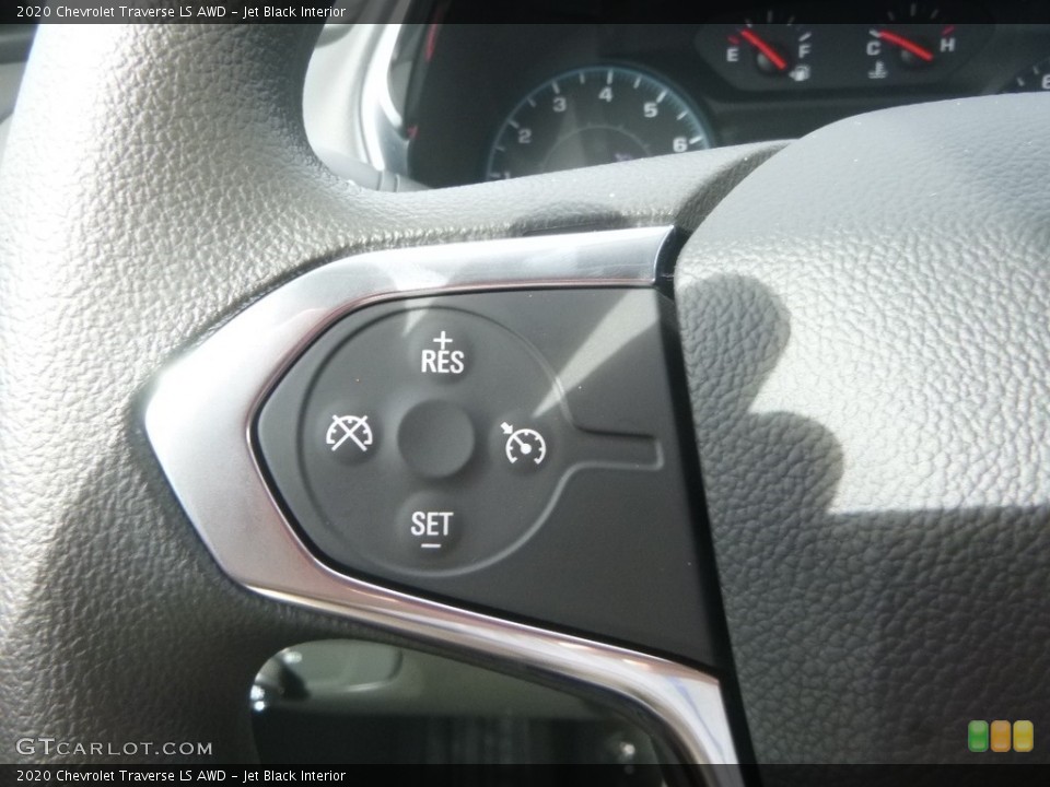 Jet Black Interior Steering Wheel for the 2020 Chevrolet Traverse LS AWD #135454379