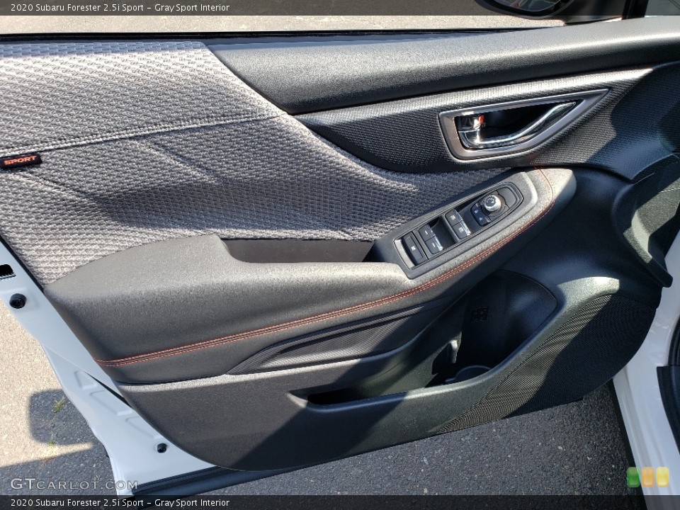 Gray Sport Interior Door Panel for the 2020 Subaru Forester 2.5i Sport #135456005