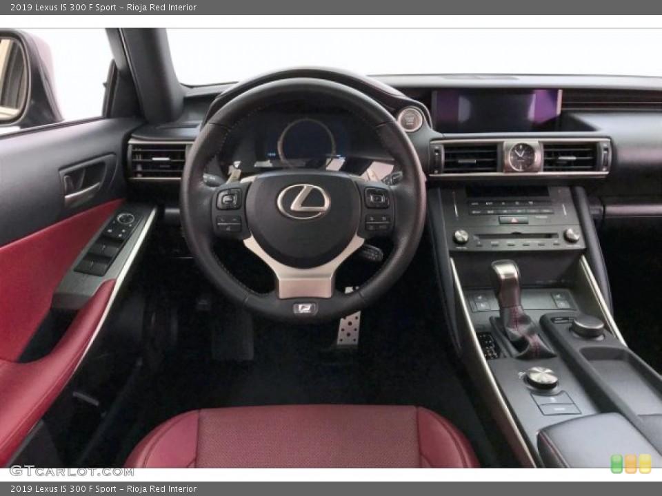Rioja Red Interior Steering Wheel for the 2019 Lexus IS 300 F Sport #135458450