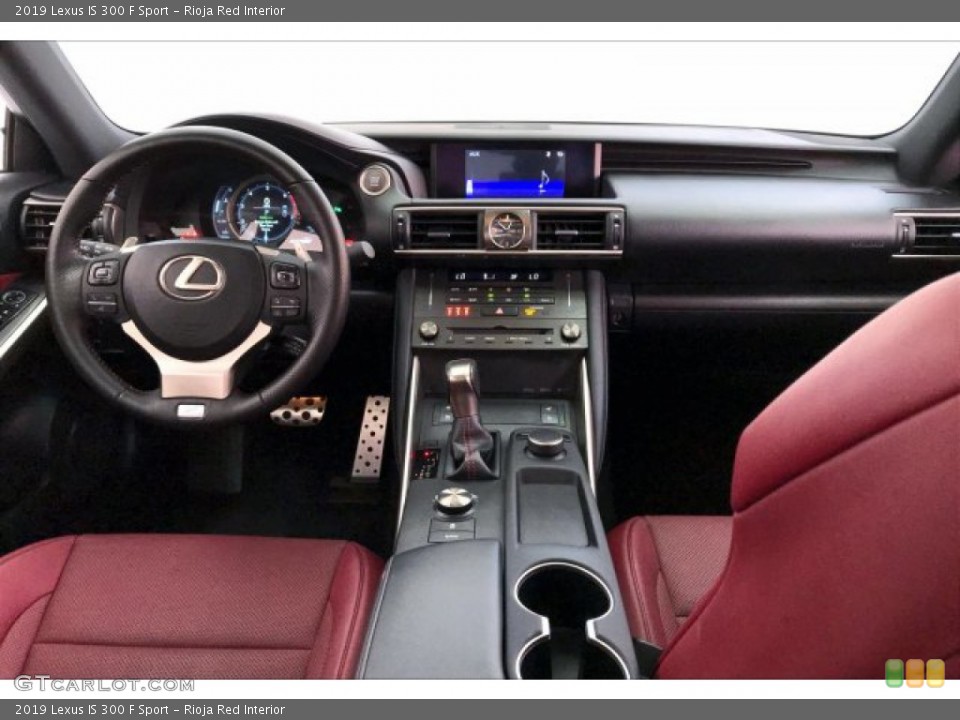 Rioja Red Interior Dashboard for the 2019 Lexus IS 300 F Sport #135458816