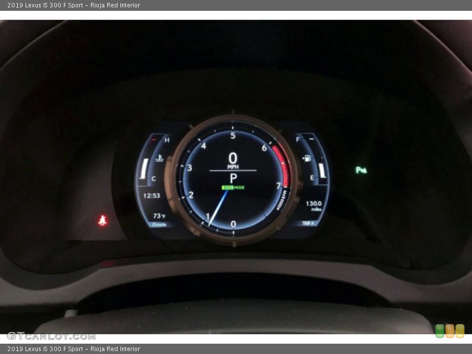 Rioja Red Interior Gauges for the 2019 Lexus IS 300 F Sport #135458882