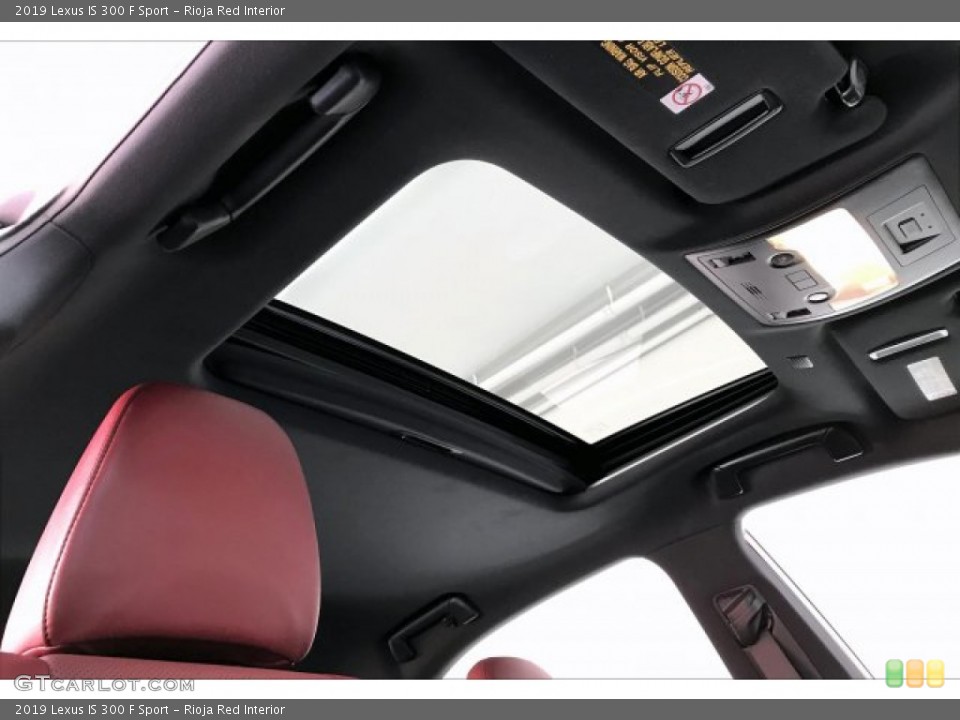 Rioja Red Interior Sunroof for the 2019 Lexus IS 300 F Sport #135459125