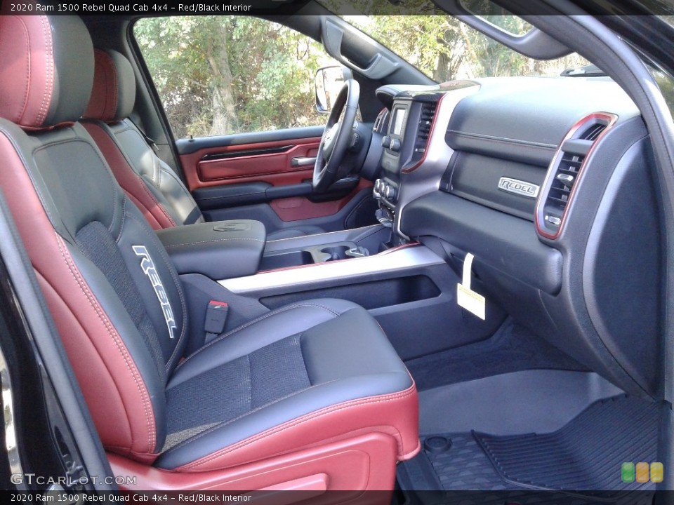 Red/Black Interior Photo for the 2020 Ram 1500 Rebel Quad Cab 4x4 #135459251