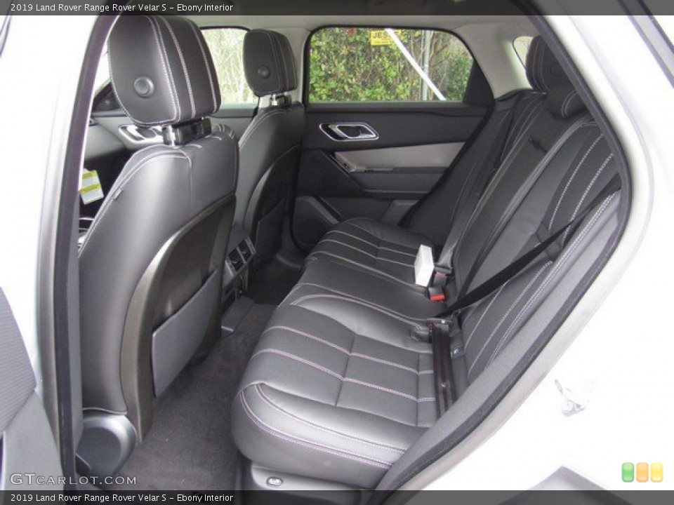 Ebony Interior Rear Seat for the 2019 Land Rover Range Rover Velar S #135459482