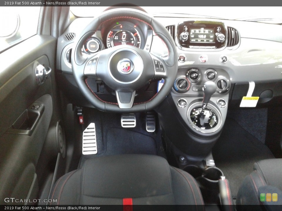 Nero/Rosso (Black/Red) Interior Dashboard for the 2019 Fiat 500 Abarth #135460067