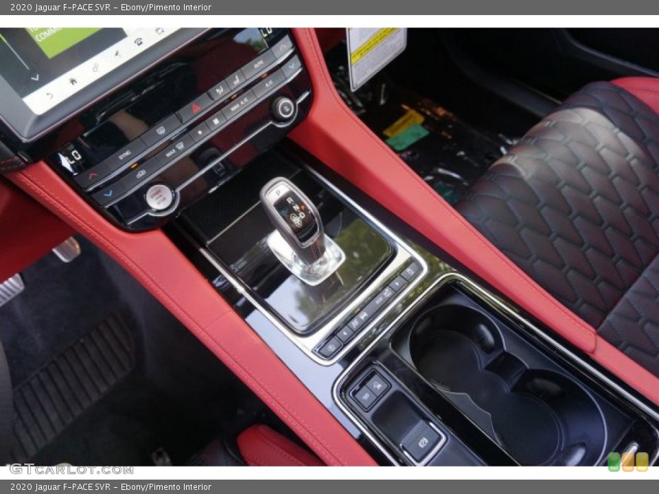 Ebony/Pimento Interior Transmission for the 2020 Jaguar F-PACE SVR #135461920