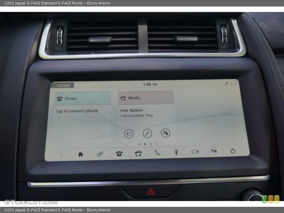 Ebony Interior Navigation for the 2020 Jaguar E-PACE  #135463301