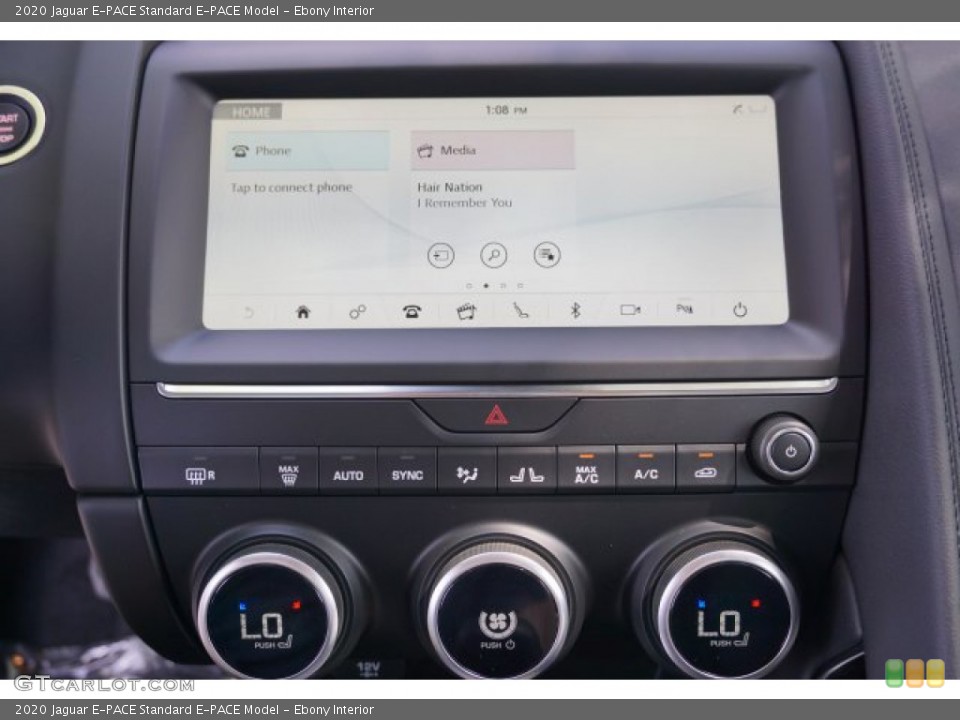 Ebony Interior Navigation for the 2020 Jaguar E-PACE  #135463353