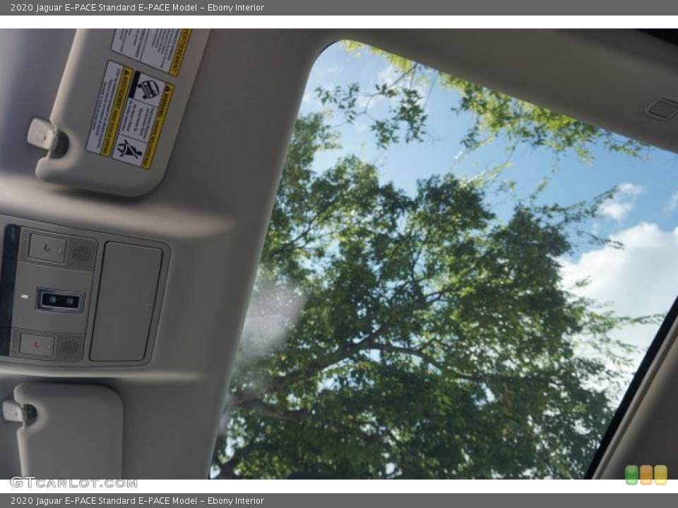 Ebony Interior Sunroof for the 2020 Jaguar E-PACE  #135463554