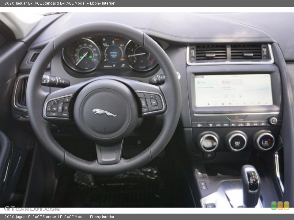 Ebony Interior Steering Wheel for the 2020 Jaguar E-PACE  #135463592