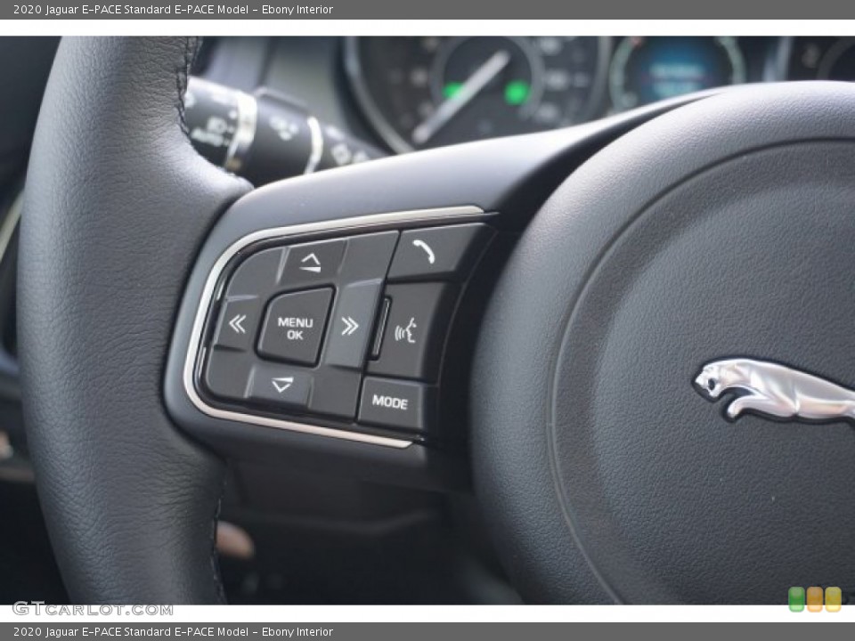 Ebony Interior Steering Wheel for the 2020 Jaguar E-PACE  #135463614