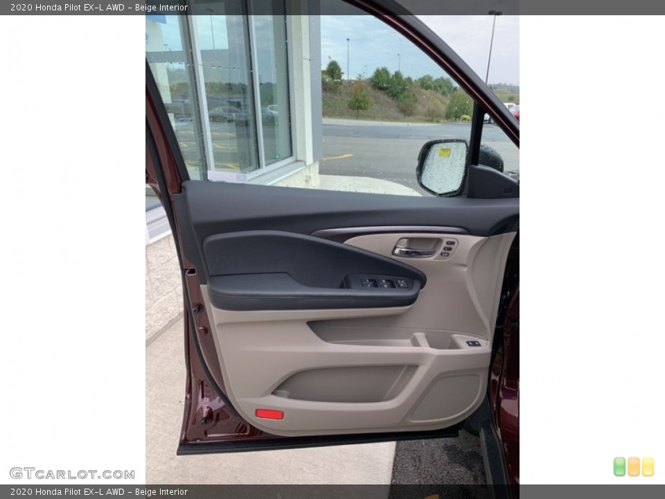 Beige Interior Door Panel for the 2020 Honda Pilot EX-L AWD #135464996
