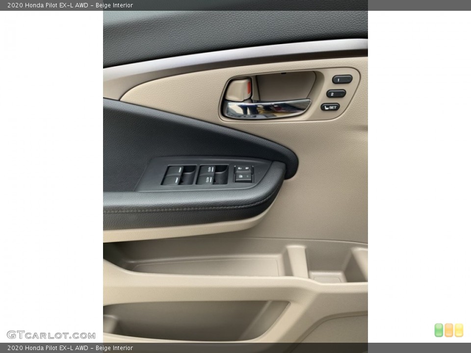 Beige Interior Door Panel for the 2020 Honda Pilot EX-L AWD #135465005