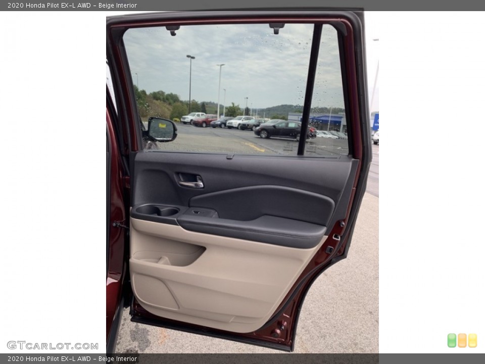 Beige Interior Door Panel for the 2020 Honda Pilot EX-L AWD #135465203