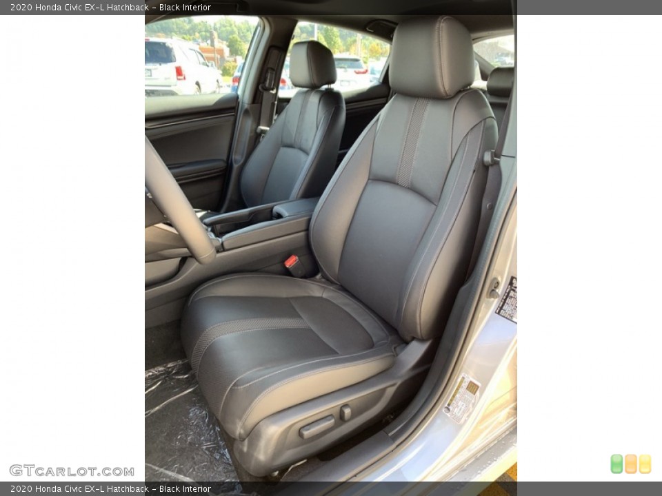 Black Interior Front Seat for the 2020 Honda Civic EX-L Hatchback #135470630