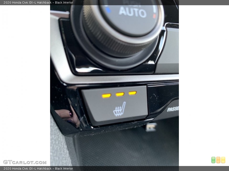 Black Interior Controls for the 2020 Honda Civic EX-L Hatchback #135470990