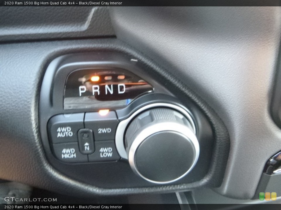 Black/Diesel Gray Interior Transmission for the 2020 Ram 1500 Big Horn Quad Cab 4x4 #135477653