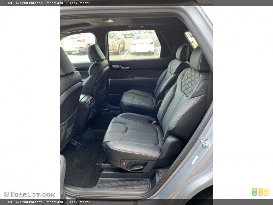 Black Interior Rear Seat for the 2020 Hyundai Palisade Limited AWD #135485582